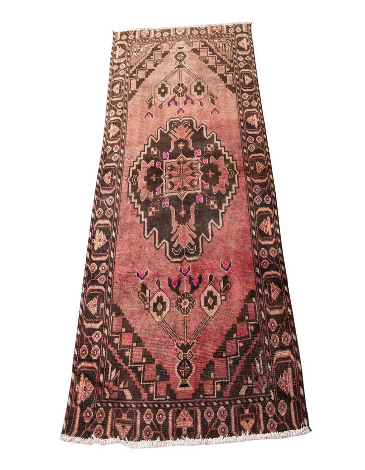 Detail image of 3' 9 x 6' 3  Hand Knotted Ultra Vintage Persian Wool Rug