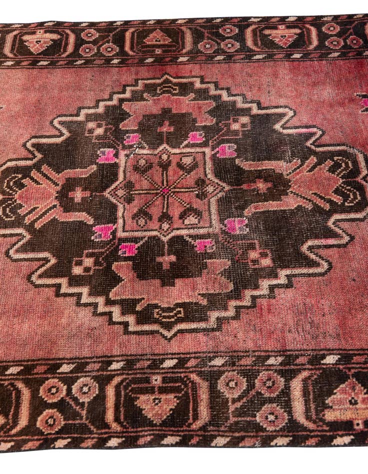 Detail image of 3' 9 x 6' 3  Hand Knotted Ultra Vintage Persian Wool Rug