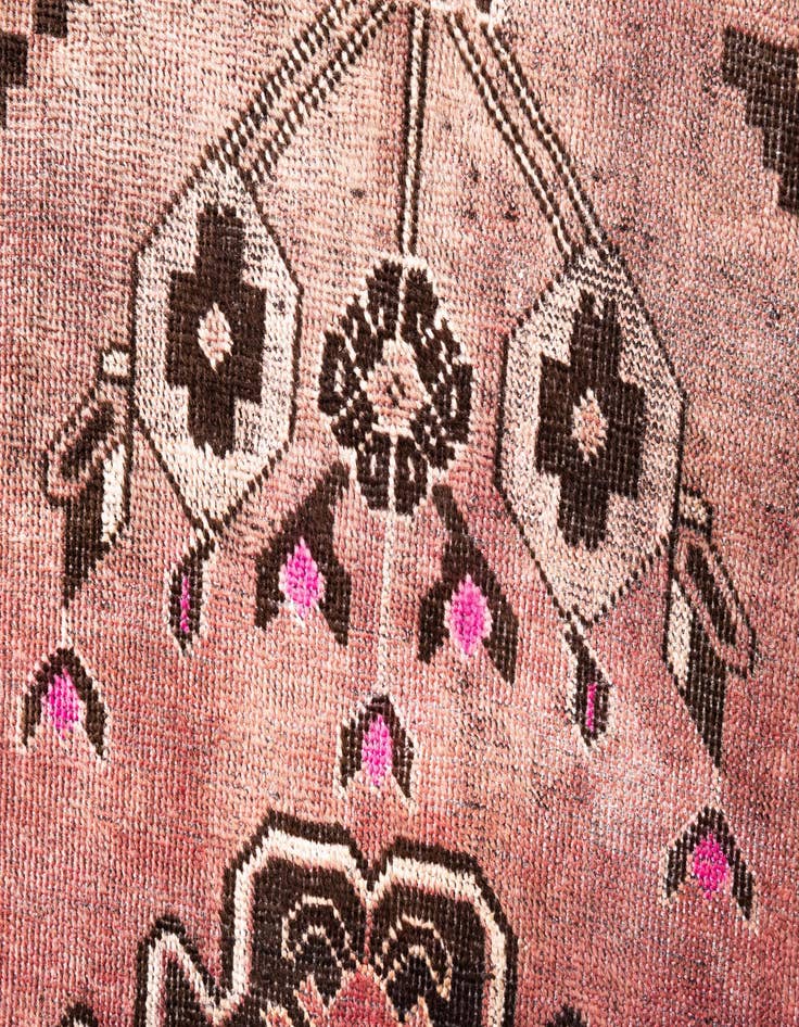 Detail image of 3' 9 x 6' 3  Hand Knotted Ultra Vintage Persian Wool Rug