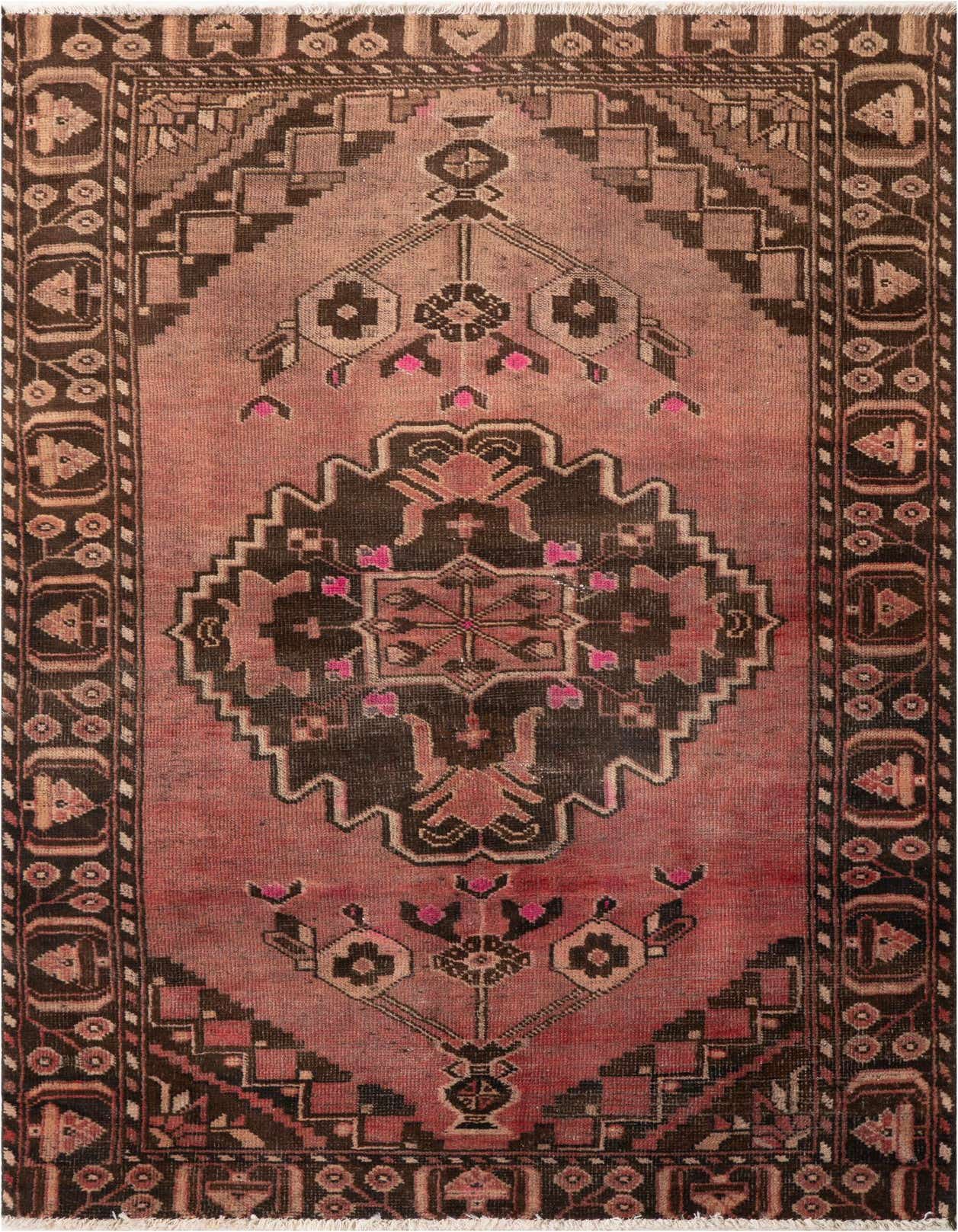 Primary image 3' 9 x 6' 3  Hand Knotted Ultra Vintage Persian Wool Rug