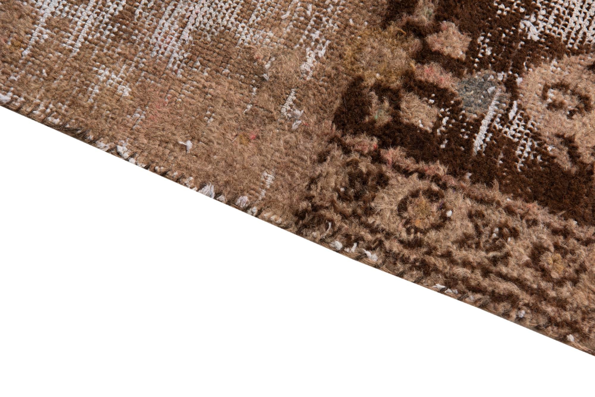 3' 7 x 6' 1 Hand Knotted Ultra Vintage Persian Wool Rug