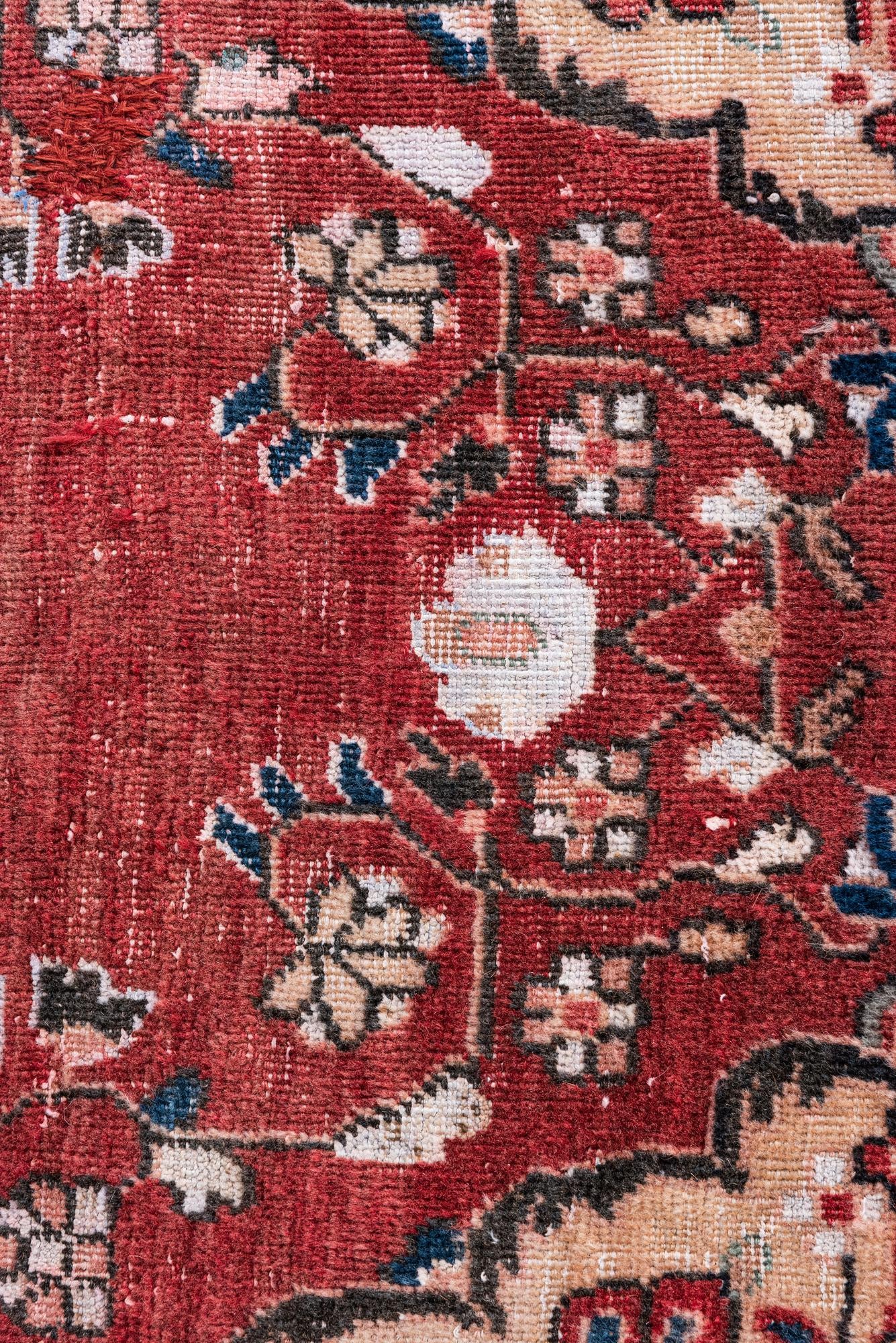 3' 10 x 6' 2 Hand Knotted Ultra Vintage Persian Wool Rug