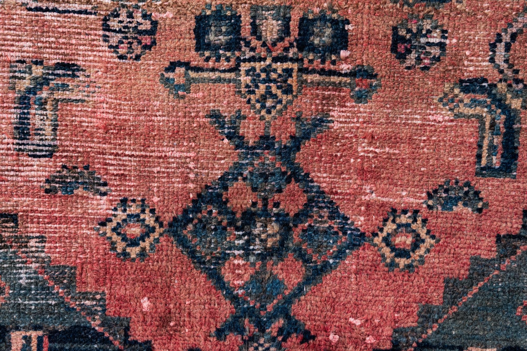4' 2 x 6' 1 Hand Knotted Ultra Vintage Persian Wool Rug