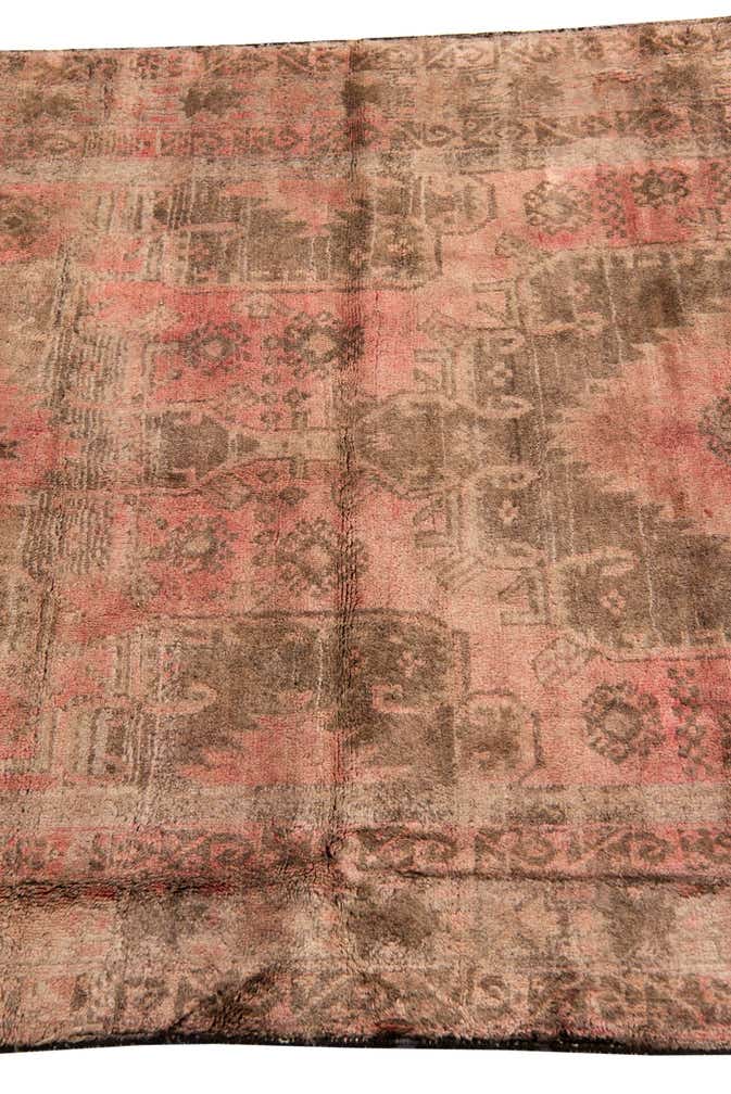 3' 9 x 6' 3 Hand Knotted Ultra Vintage Persian Wool Rug