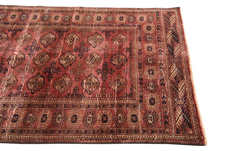 3' 10 x 6' 2 Hand Knotted Ultra Vintage Persian Wool Rug