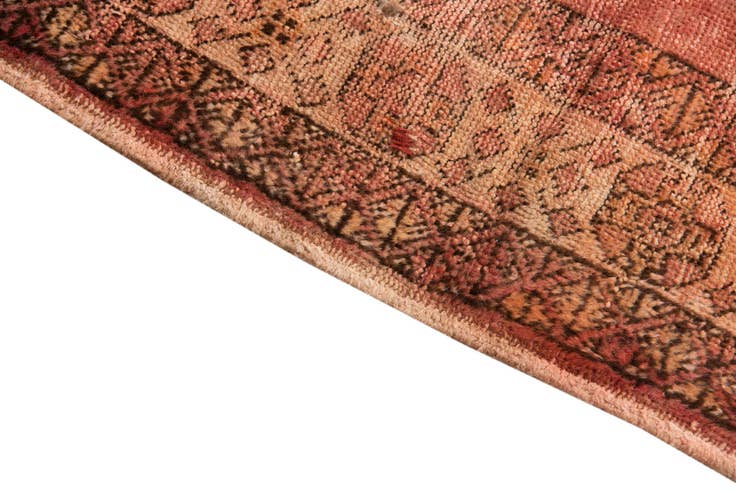 Detail image of 4' 2 x 6' Hand Knotted Ultra Vintage Persian Wool Rug