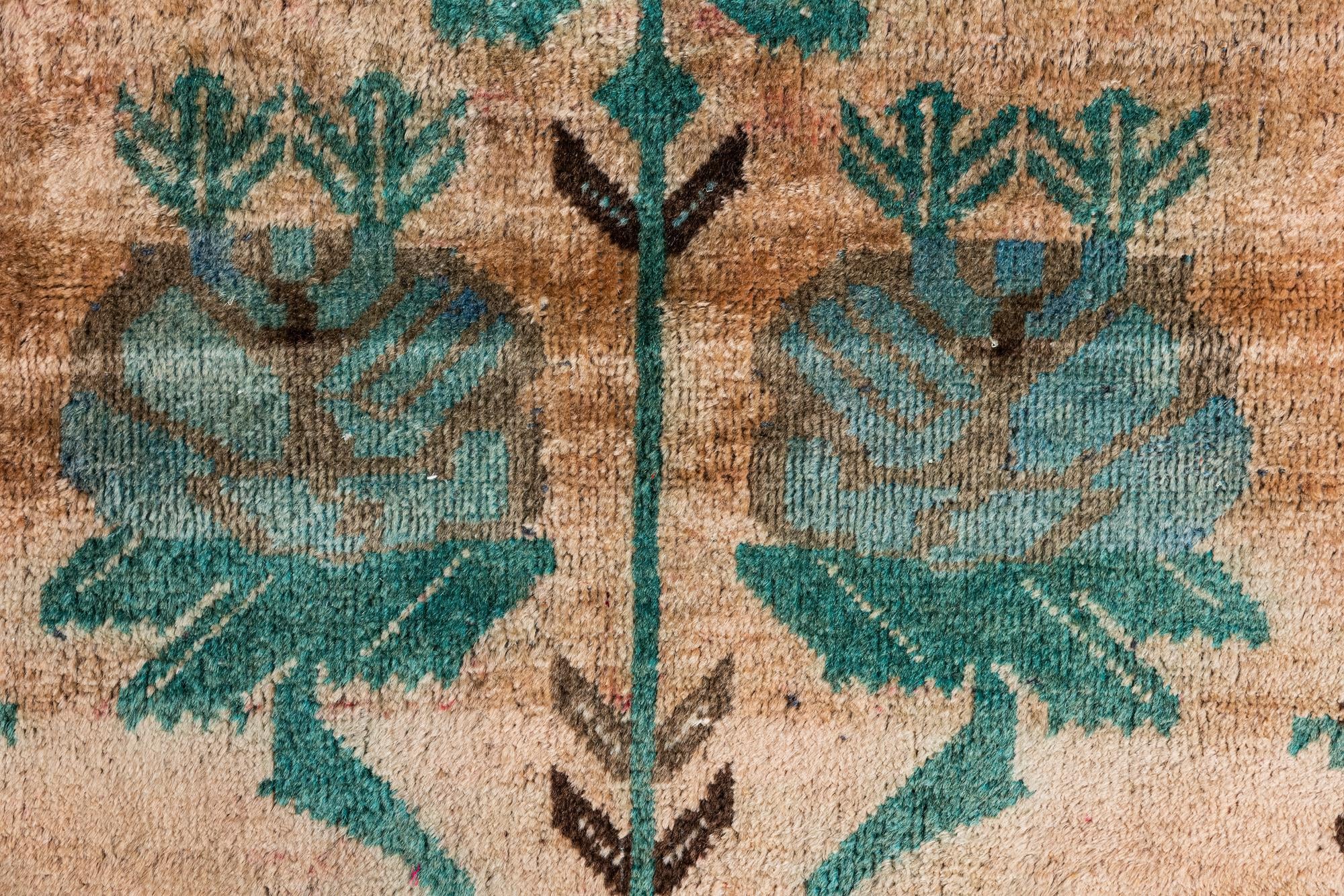 4' x 6' 2 Hand Knotted Ultra Vintage Persian Wool Rug