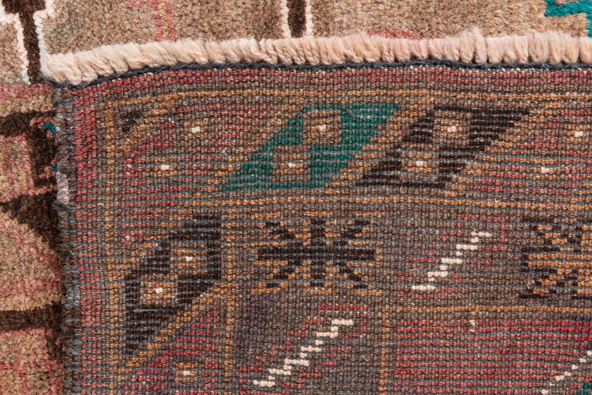 3' 5 x 6' 1 Hand Knotted Ultra Vintage Persian Wool Rug