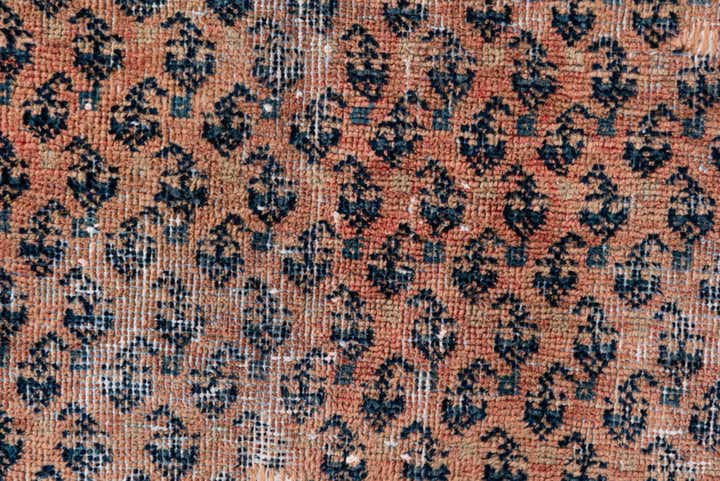 4' 3 x 6' 8 Hand Knotted Ultra Vintage Persian Wool Rug
