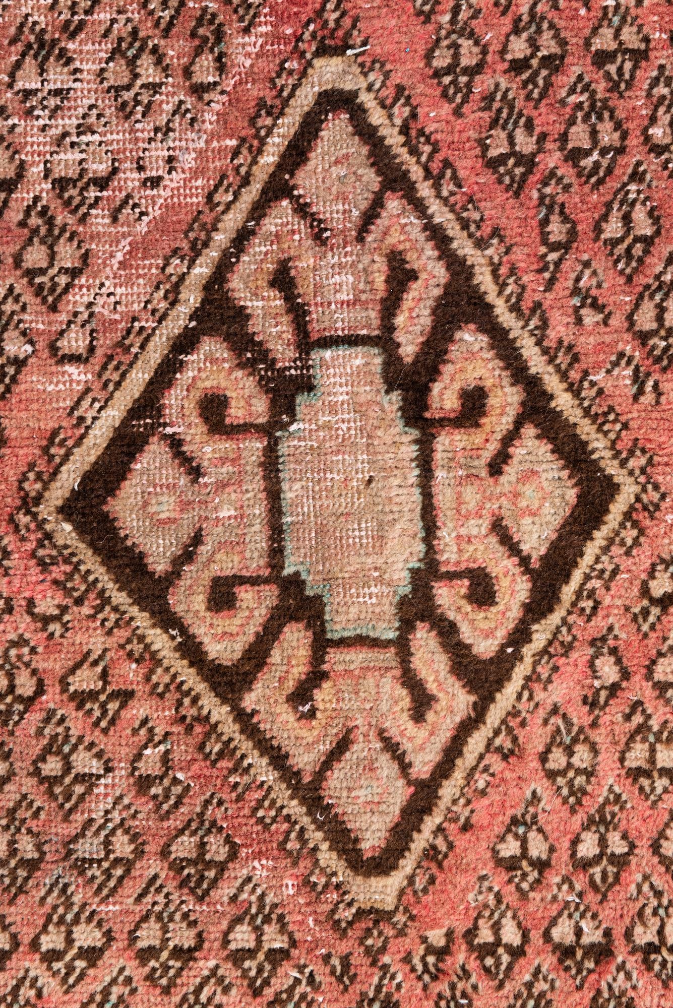 4' 2 x 7' Hand Knotted Ultra Vintage Persian Wool Rug