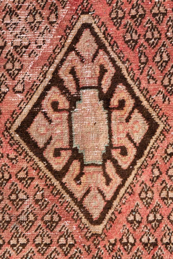 4' 2 x 7' Hand Knotted Ultra Vintage Persian Wool Rug