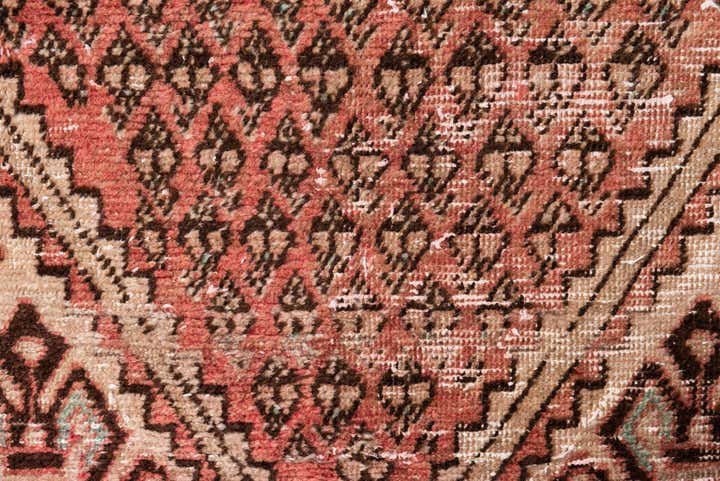 4' 2 x 7' Hand Knotted Ultra Vintage Persian Wool Rug