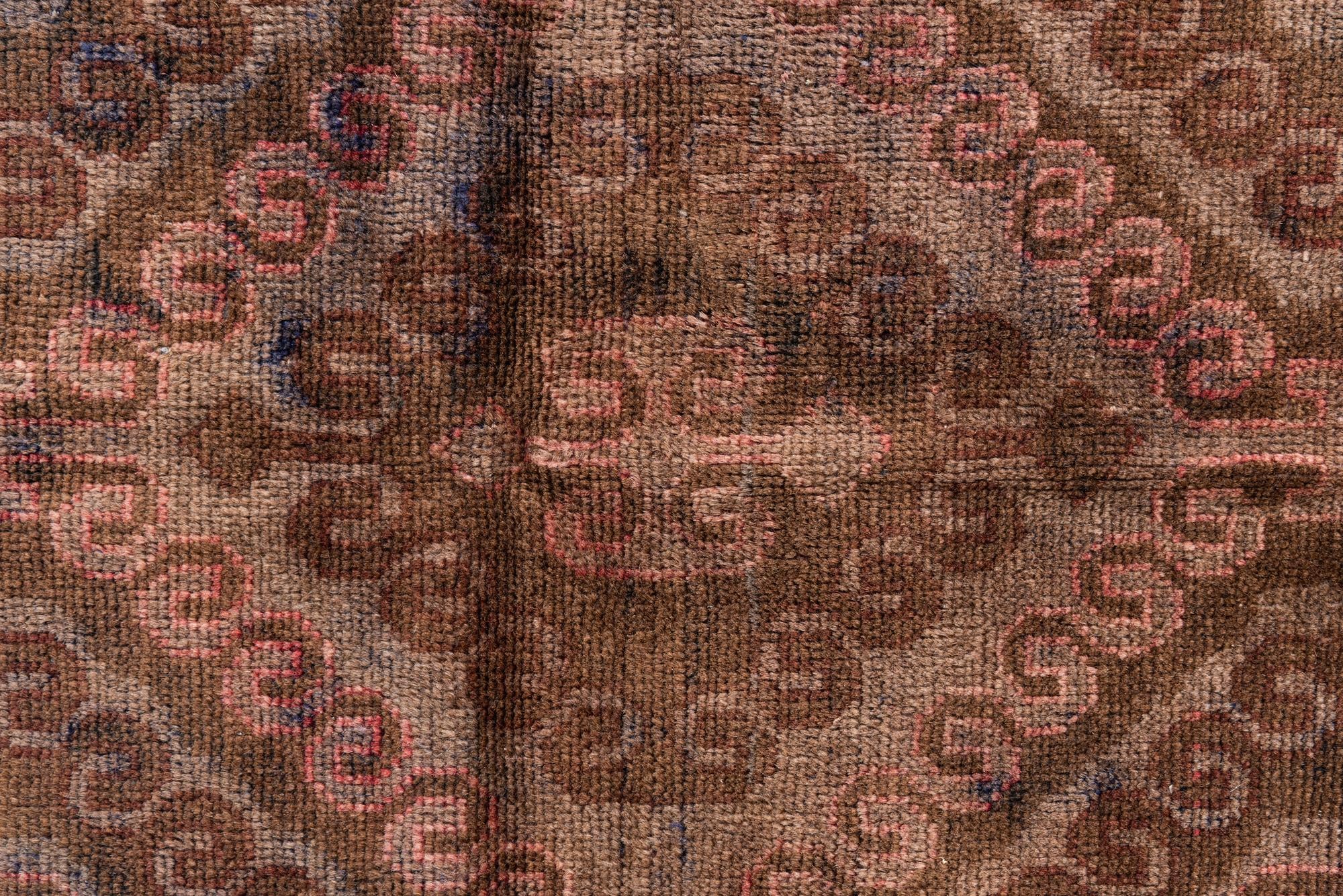 3' 10 x 6' 3 Hand Knotted Ultra Vintage Persian Wool Rug