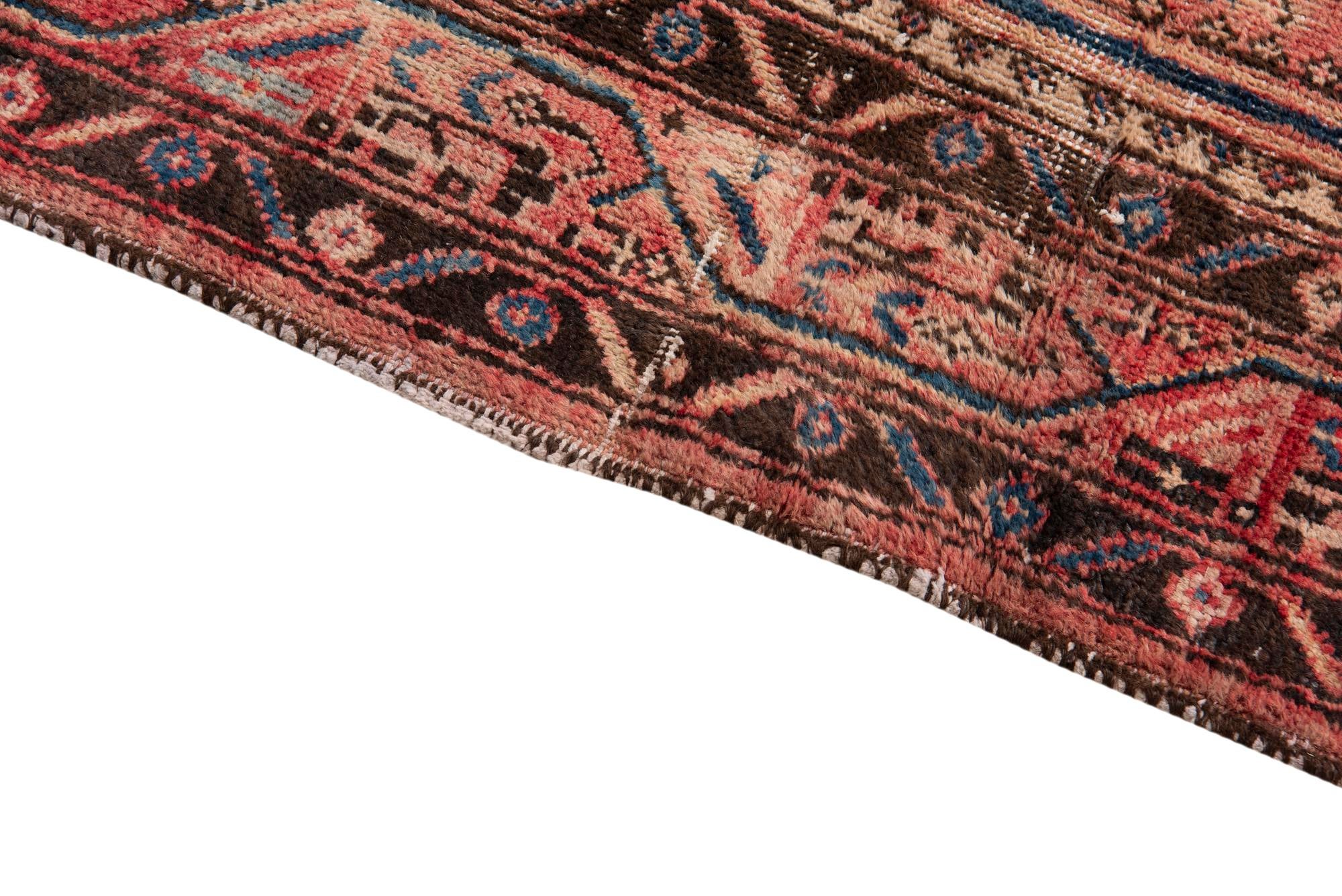 4' 3 x 6' 2 Hand Knotted Ultra Vintage Persian Wool Rug