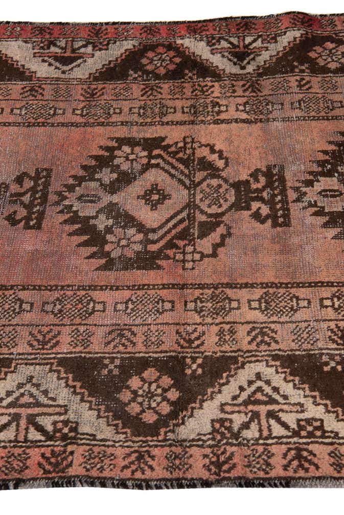 3' 10 x 6' 9 Hand Knotted Ultra Vintage Persian Wool Rug