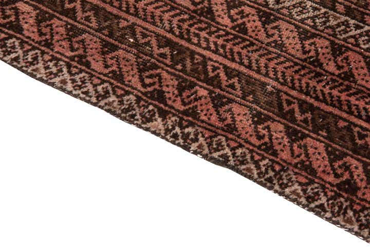 3' 10 x 6' 7 Hand Knotted Ultra Vintage Persian Wool Rug