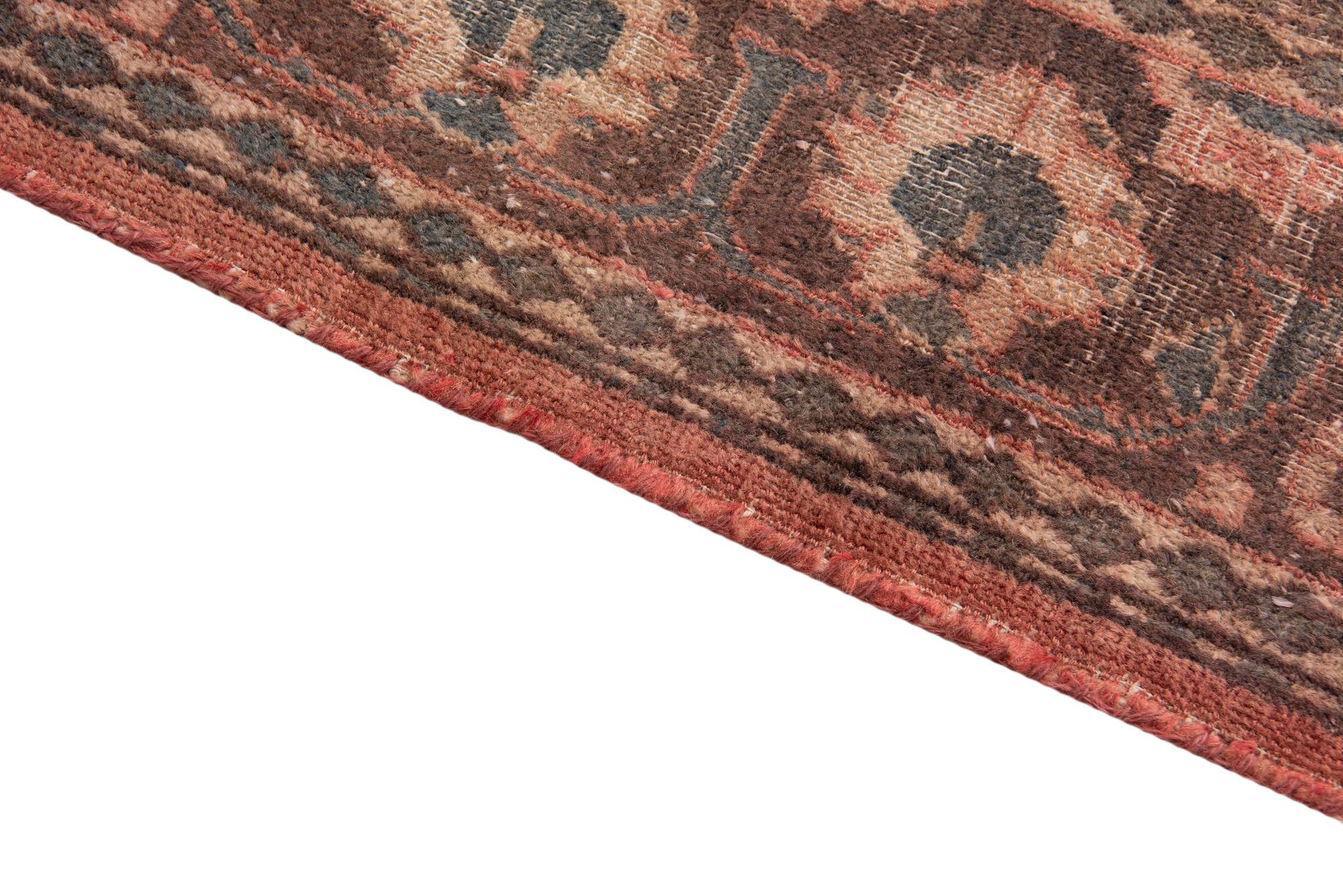 4' x 6' 2 Hand Knotted Ultra Vintage Persian Wool Rug