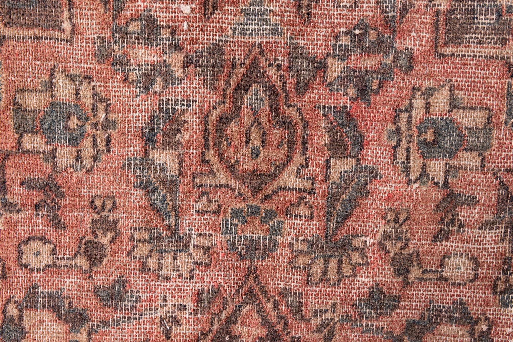 4' x 6' 2 Hand Knotted Ultra Vintage Persian Wool Rug