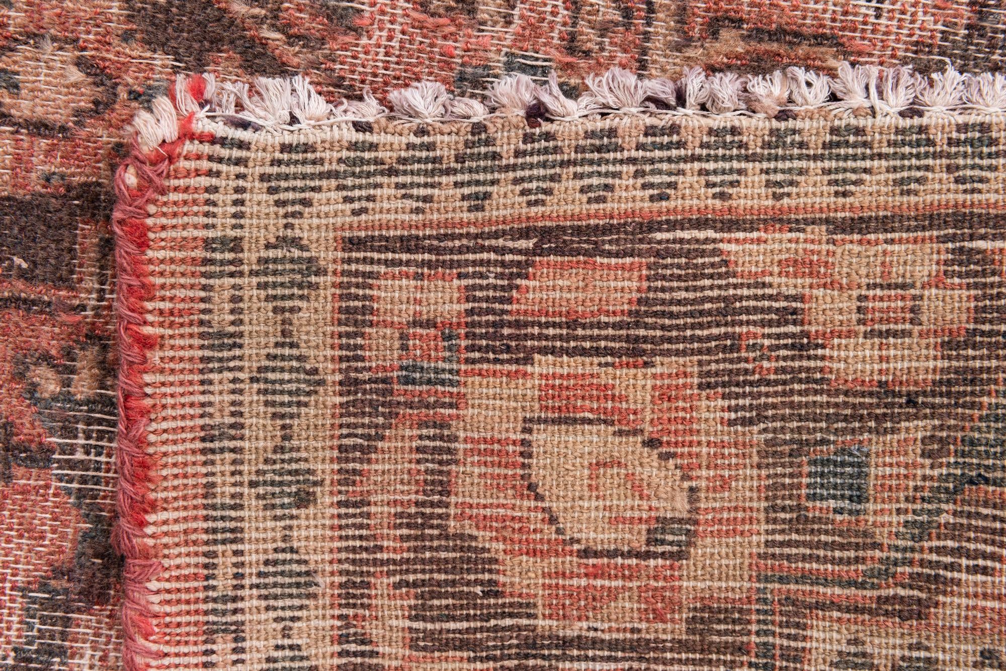 4' x 6' 2 Hand Knotted Ultra Vintage Persian Wool Rug