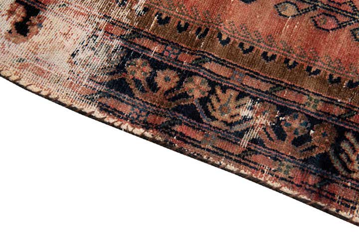 4' 6 x 6' 10 Hand Knotted Ultra Vintage Persian Wool Rug