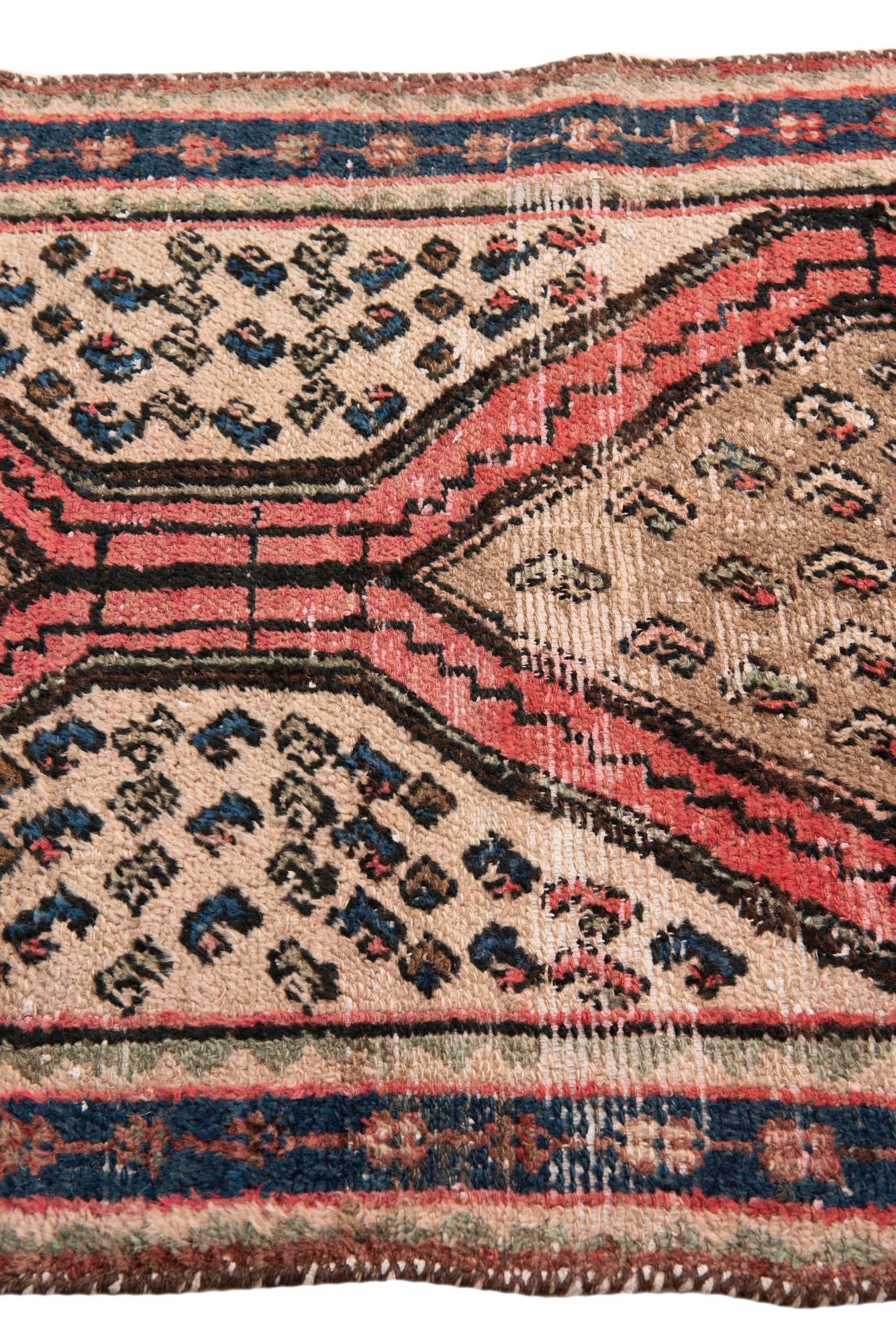 3' 2 x 5' 10 Hand Knotted Ultra Vintage Persian Wool Rug