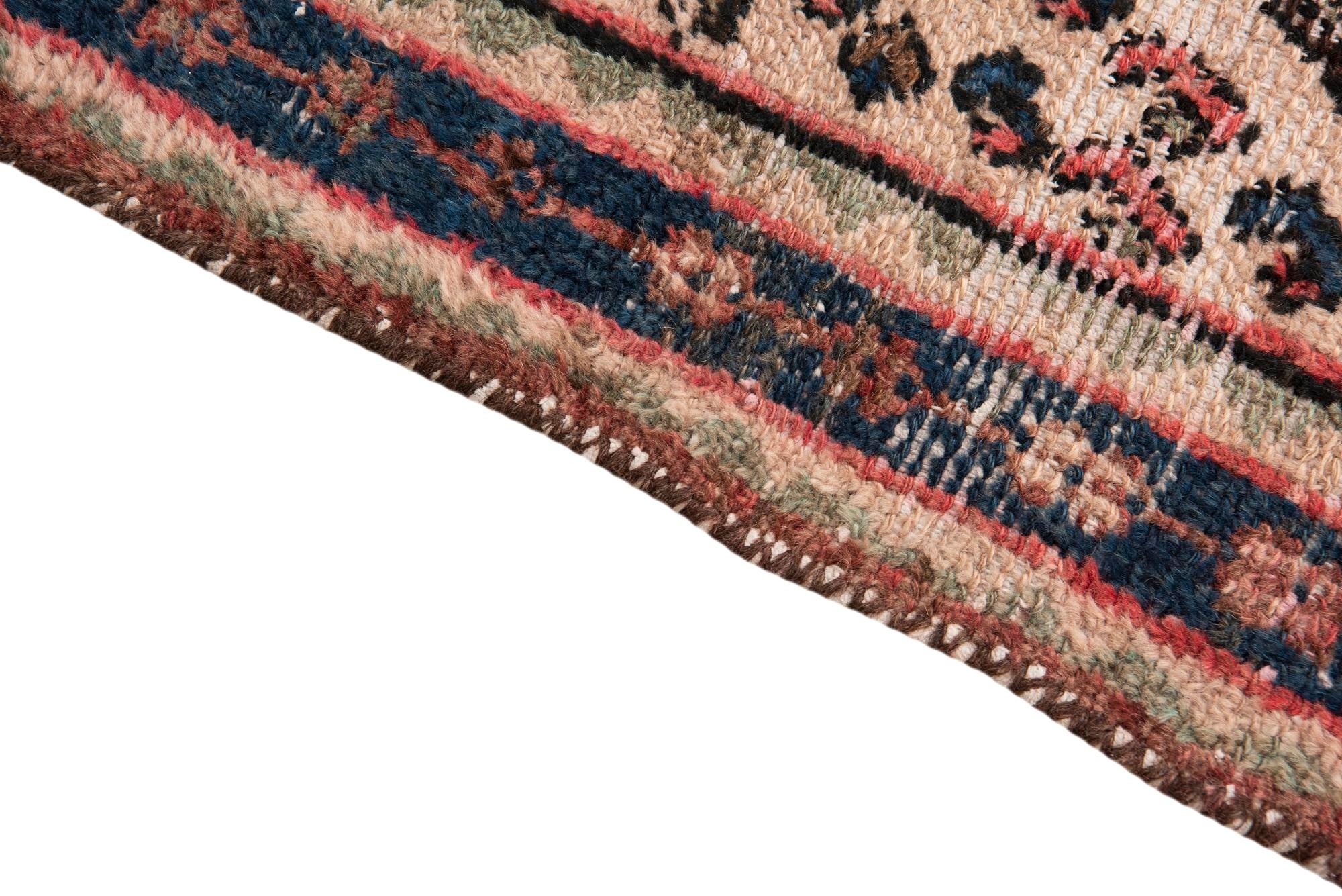 3' 2 x 5' 10 Hand Knotted Ultra Vintage Persian Wool Rug