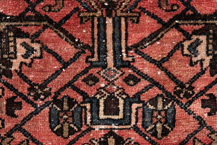 3' 1 x 3' 10 Hand Knotted Ultra Vintage Persian Wool Rug