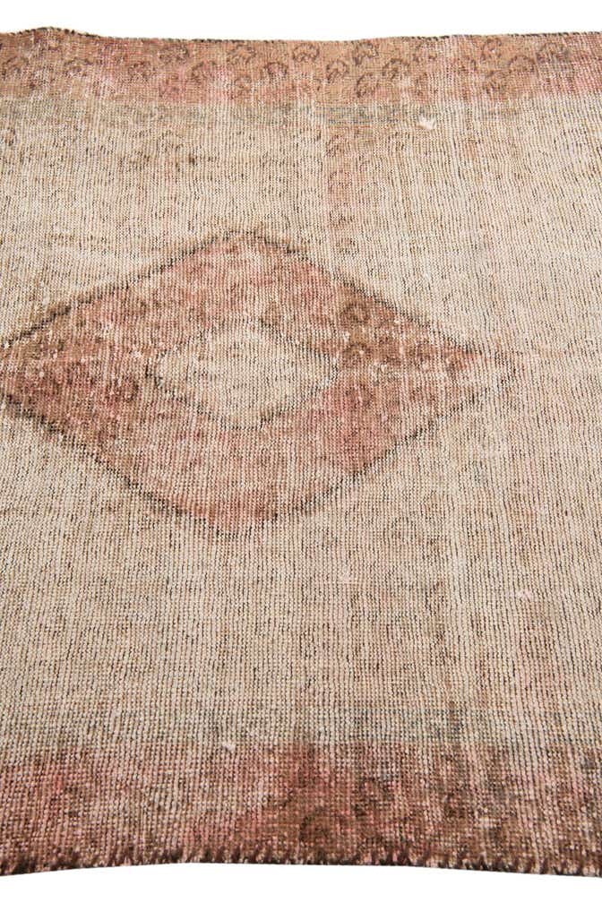3' 8 x 6' 5 Hand Knotted Ultra Vintage Persian Wool Rug
