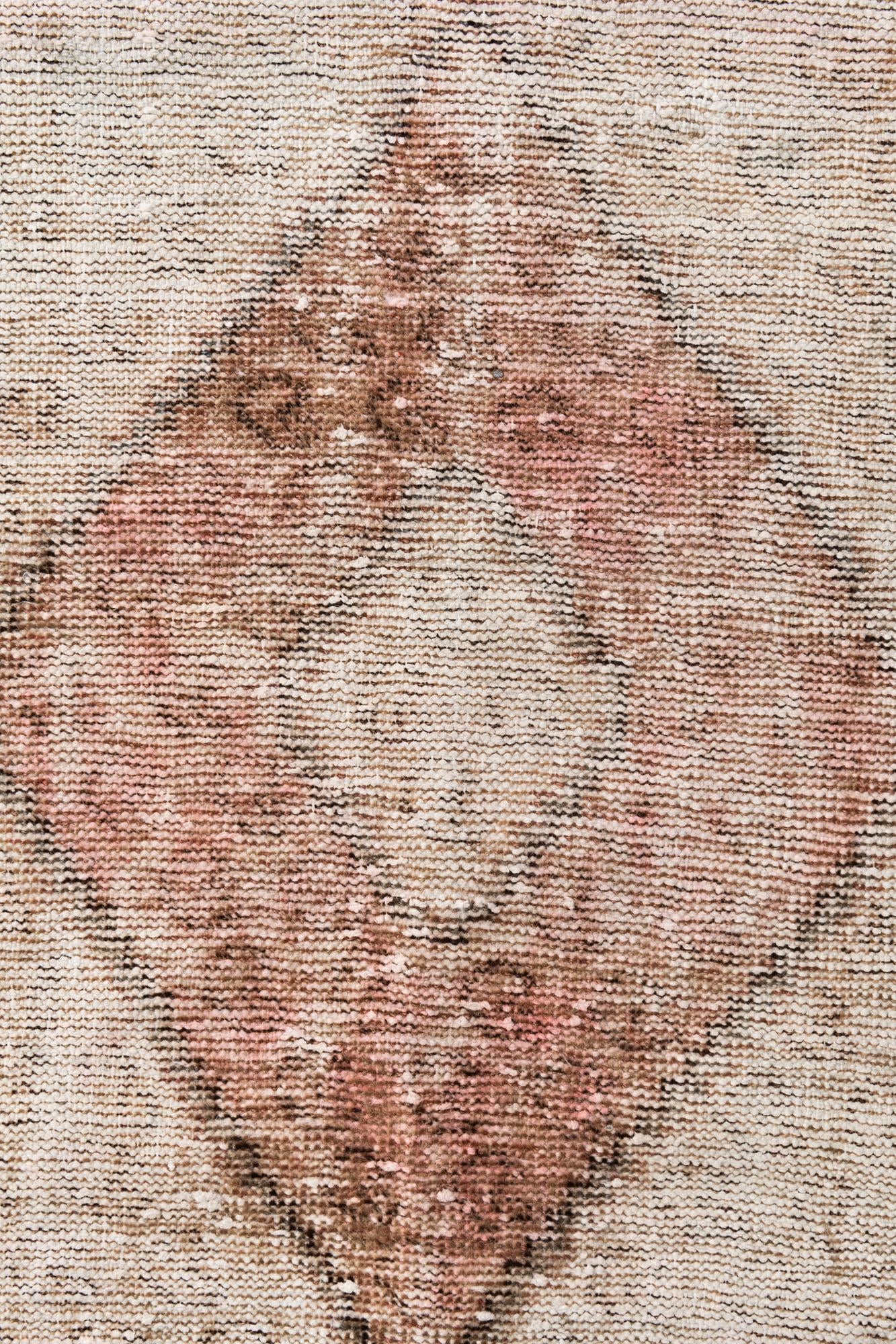 3' 8 x 6' 5 Hand Knotted Ultra Vintage Persian Wool Rug