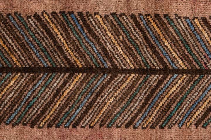 3' 9 x 6' 3 Hand Knotted Ultra Vintage Persian Wool Rug