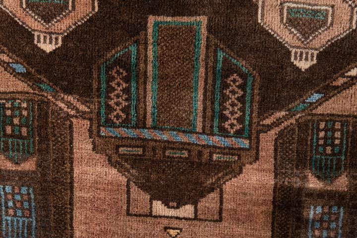 3' 9 x 6' 3 Hand Knotted Ultra Vintage Persian Wool Rug