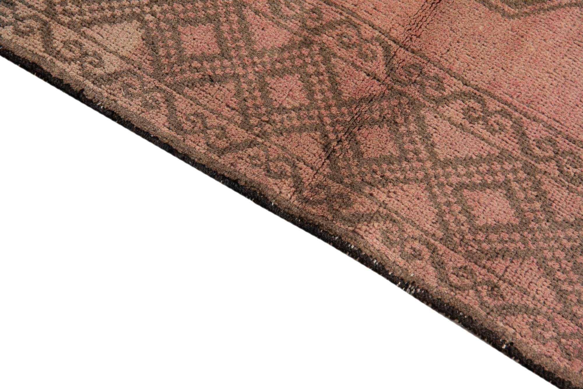 3' 9 x 6' 5 Hand Knotted Ultra Vintage Persian Wool Rug