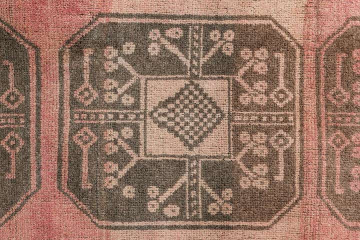 3' 9 x 6' 5 Hand Knotted Ultra Vintage Persian Wool Rug