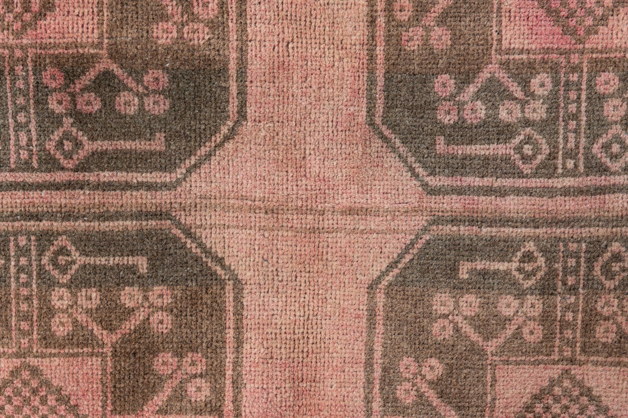 3' 9 x 6' 5 Hand Knotted Ultra Vintage Persian Wool Rug