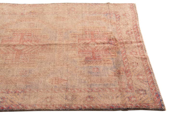 Detail image of 3' 7 x 6' 5 Hand Knotted Ultra Vintage Persian Wool Rug
