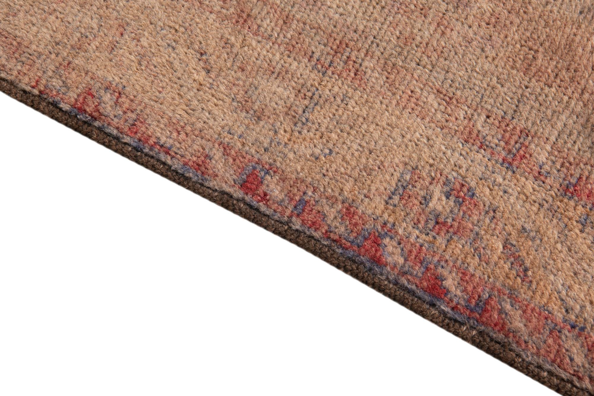 3' 7 x 6' 5 Hand Knotted Ultra Vintage Persian Wool Rug