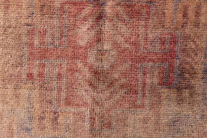 3' 7 x 6' 5 Hand Knotted Ultra Vintage Persian Wool Rug