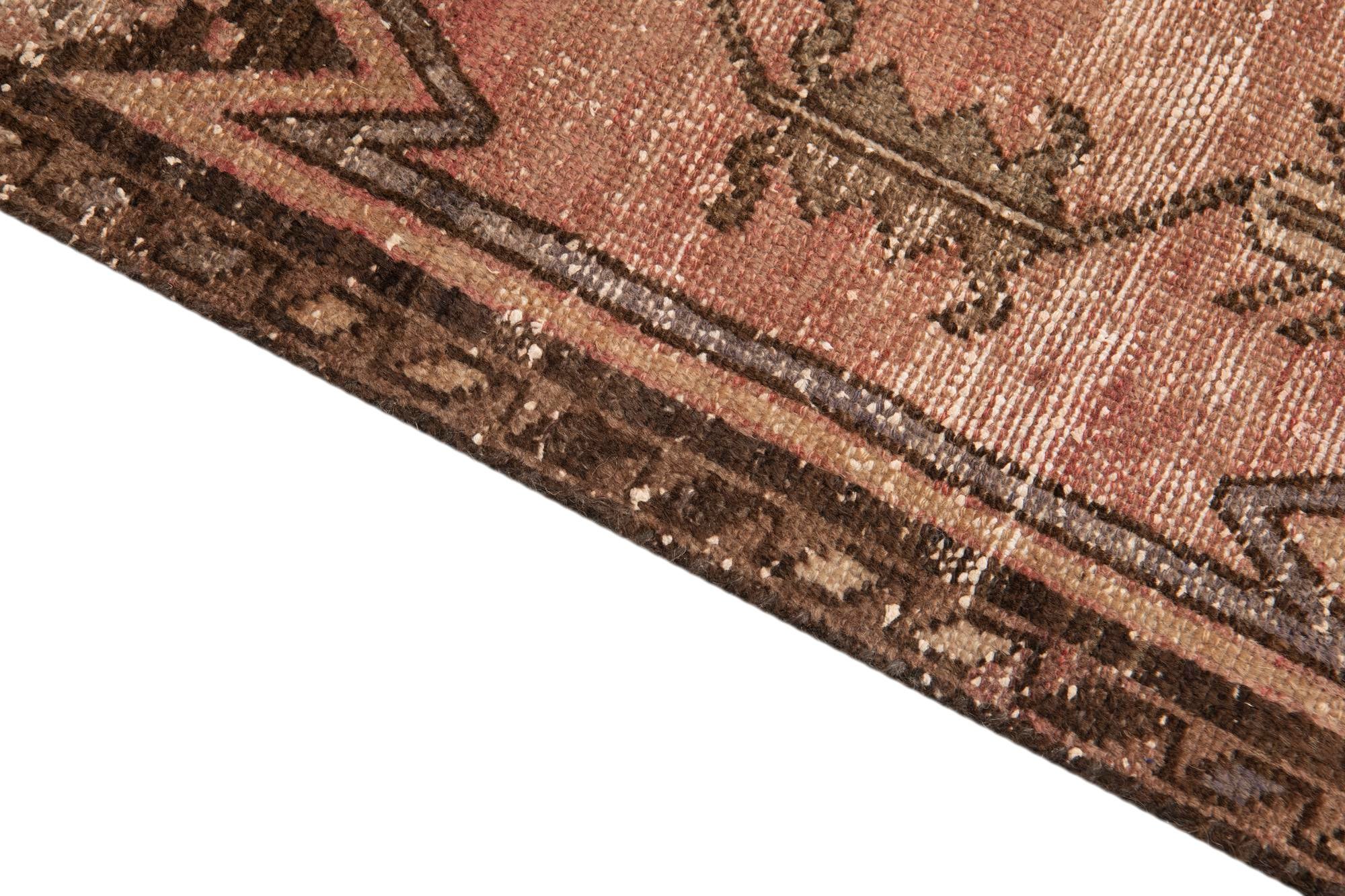 3' 7 x 6' 4 Hand Knotted Ultra Vintage Persian Wool Rug