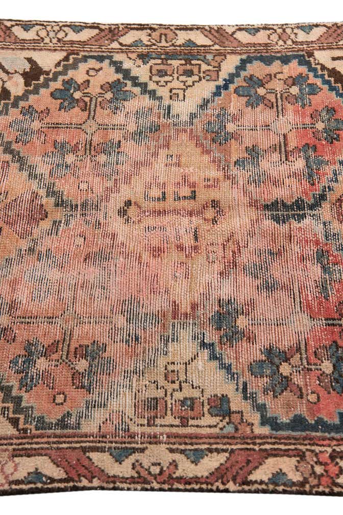 3' 5 x 4' 8 Hand Knotted Ultra Vintage Persian Wool Rug