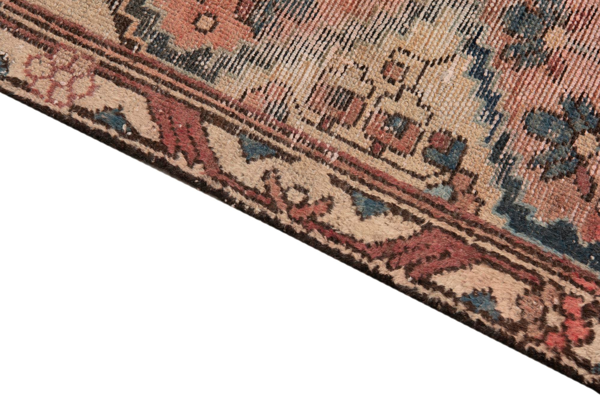 3' 5 x 4' 8 Hand Knotted Ultra Vintage Persian Wool Rug