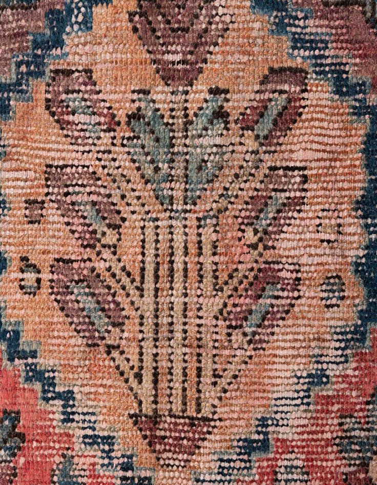 Detail image of 3' 5 x 4' 8  Hand Knotted Ultra Vintage Persian Wool Rug
