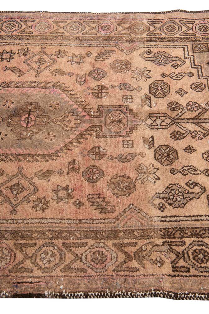 4' 4 x 5' 7 Hand Knotted Ultra Vintage Persian Wool Rug