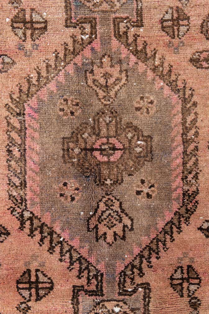 4' 4 x 5' 7 Hand Knotted Ultra Vintage Persian Wool Rug