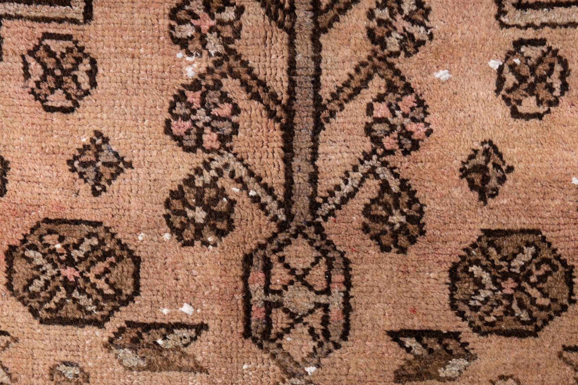4' 4 x 5' 7 Hand Knotted Ultra Vintage Persian Wool Rug