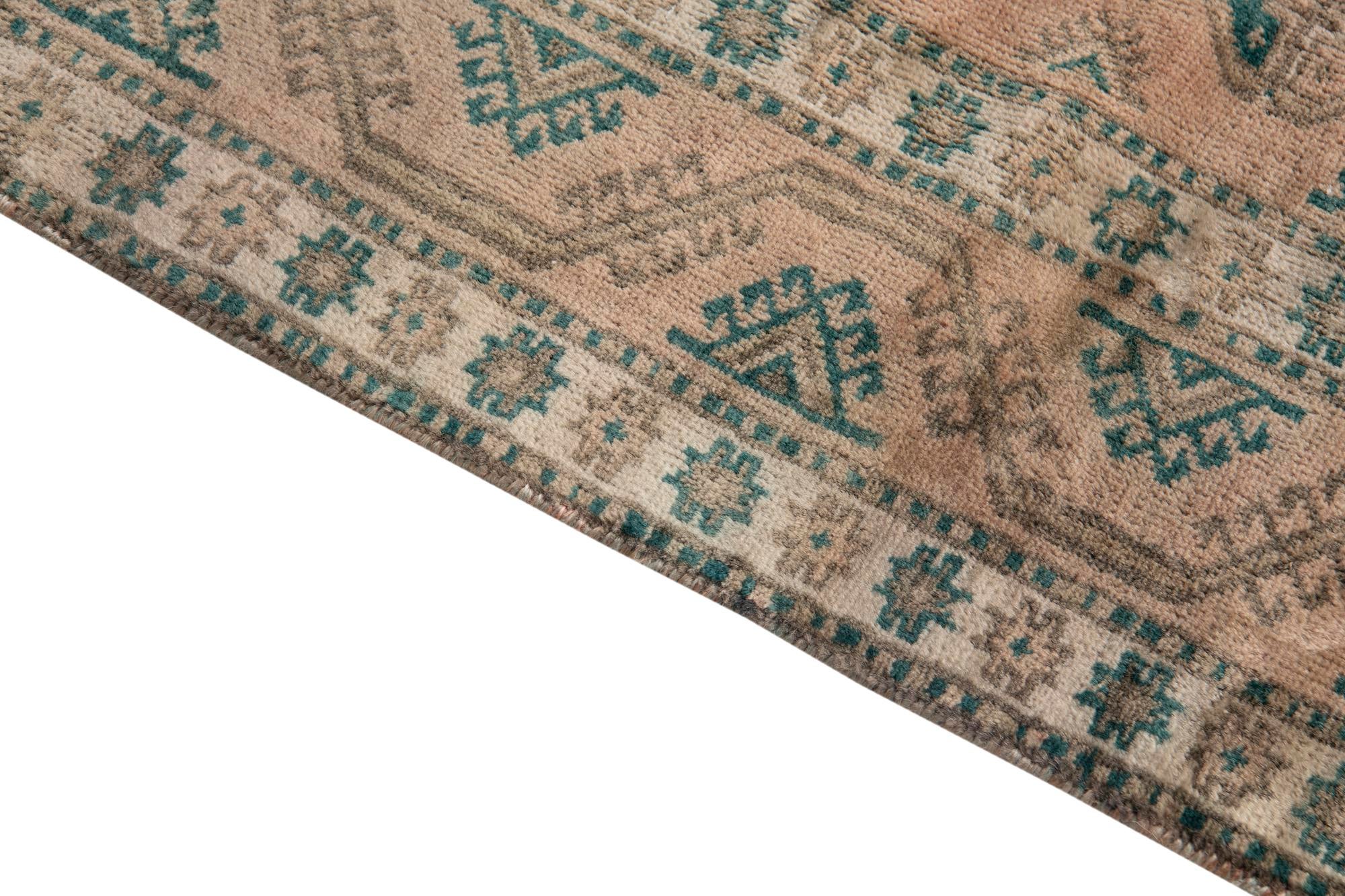 4' x 7' Hand Knotted Ultra Vintage Persian Wool Rug