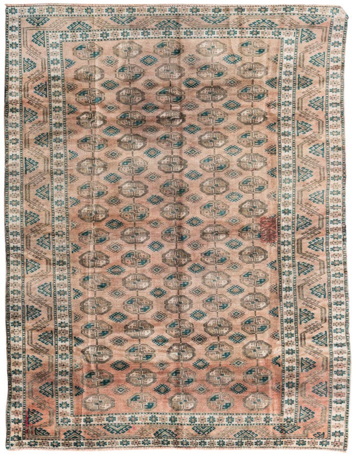  4' x 7'  Hand Knotted Ultra Vintage Persian W...