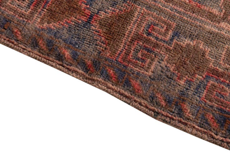 Detail image of 110cm x 195cm Hand Knotted Ultra Vintage Persian Wool Rug