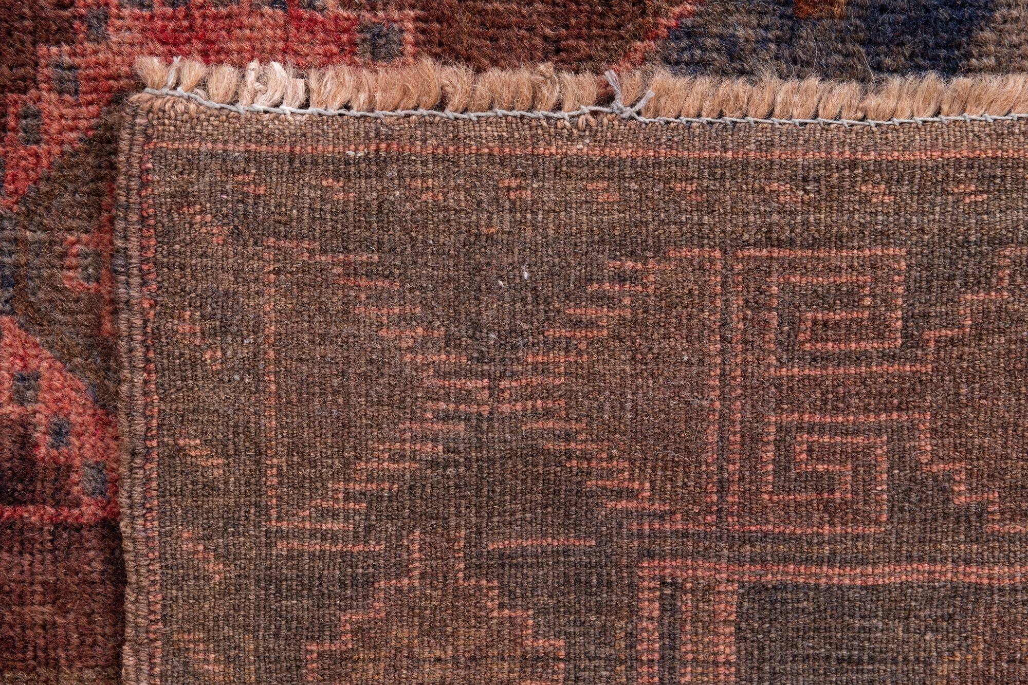 110cm x 195cm Hand Knotted Ultra Vintage Persian Wool Rug