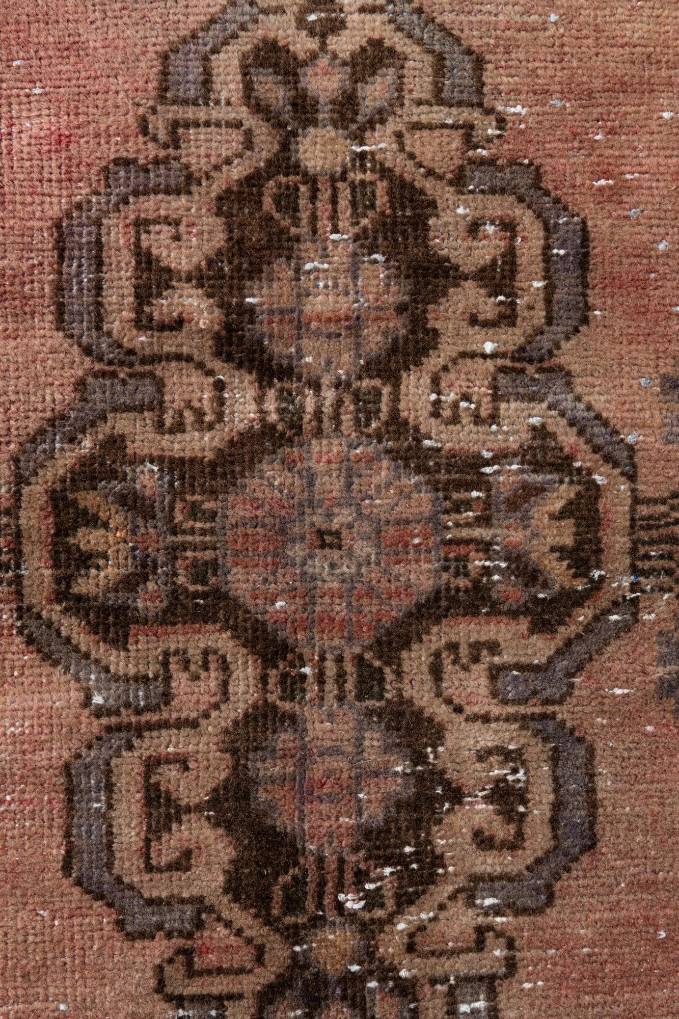 4' 3 x 7' 6 Hand Knotted Ultra Vintage Persian Wool Rug