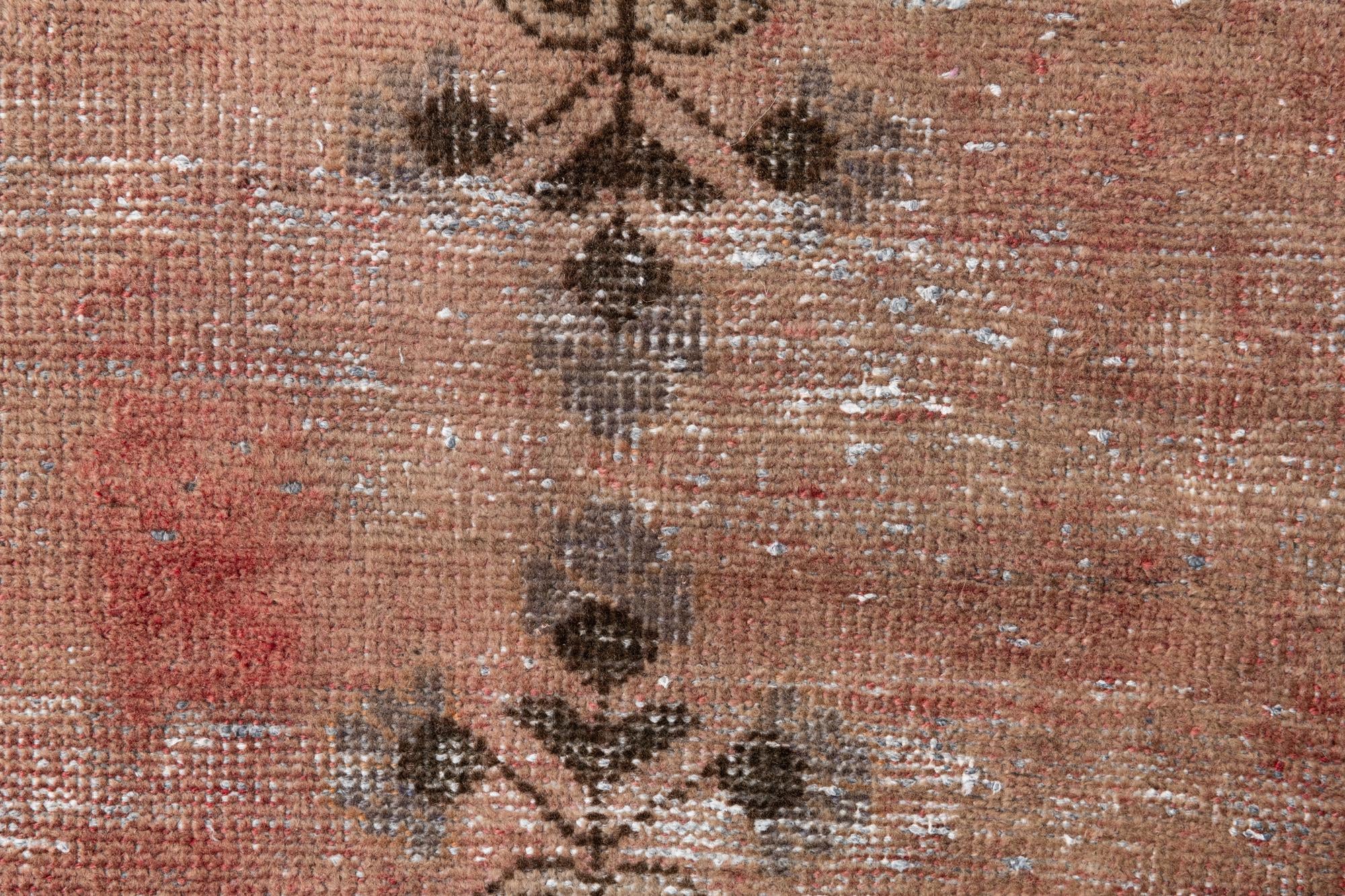4' 3 x 7' 6 Hand Knotted Ultra Vintage Persian Wool Rug